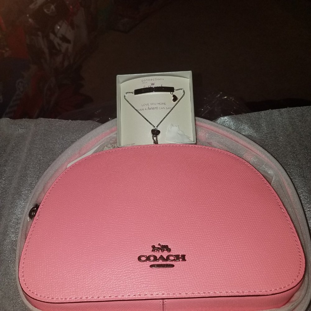 Serena Coach Crossbody/Matching Mask/Bracelet Set